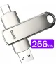 Buddi USB-A en USB-C Stick Dual Geheugenstick 256GB Grijs