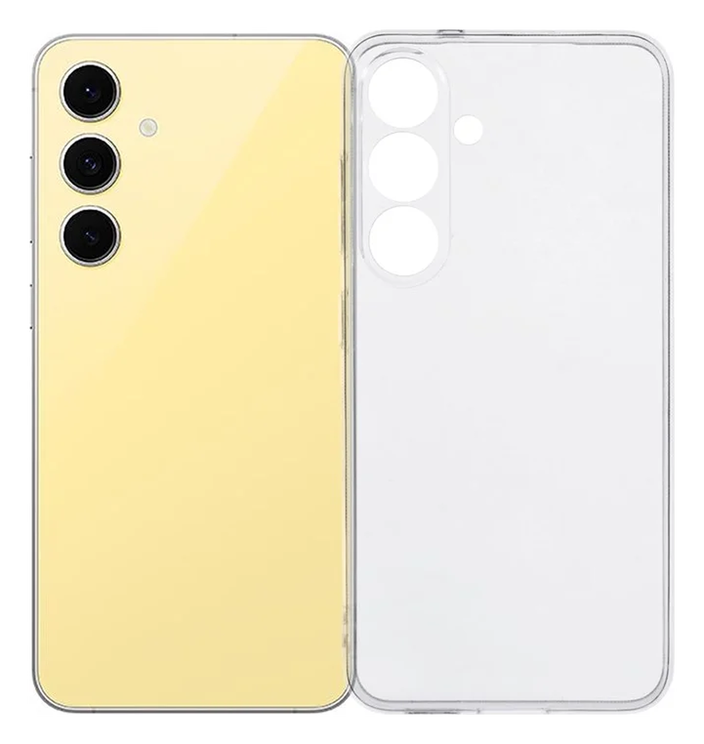 Samsung Galaxy S25 Hoesje Dun TPU Back Cover Transparant afbeelding 1
