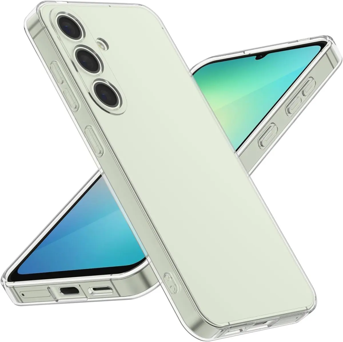 Samsung Galaxy S25 Hoesje Dun TPU Back Cover Transparant afbeelding 2