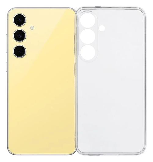 Samsung Galaxy S25 Hoesje Dun TPU Back Cover Transparant afbeelding 1