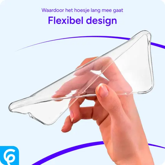 Samsung Galaxy S25 Hoesje Schokbestendig en Dun TPU Back Cover Transparant afbeelding 5