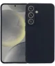 Samsung Galaxy S25 Hoesje Dun TPU Back Cover Matte Zwart