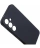 Samsung Galaxy S25 Hoesje Dun TPU Back Cover Matte Zwart