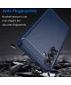 Samsung Galaxy S25 Hoesje Geborsteld TPU Flexibele Back Cover Blauw