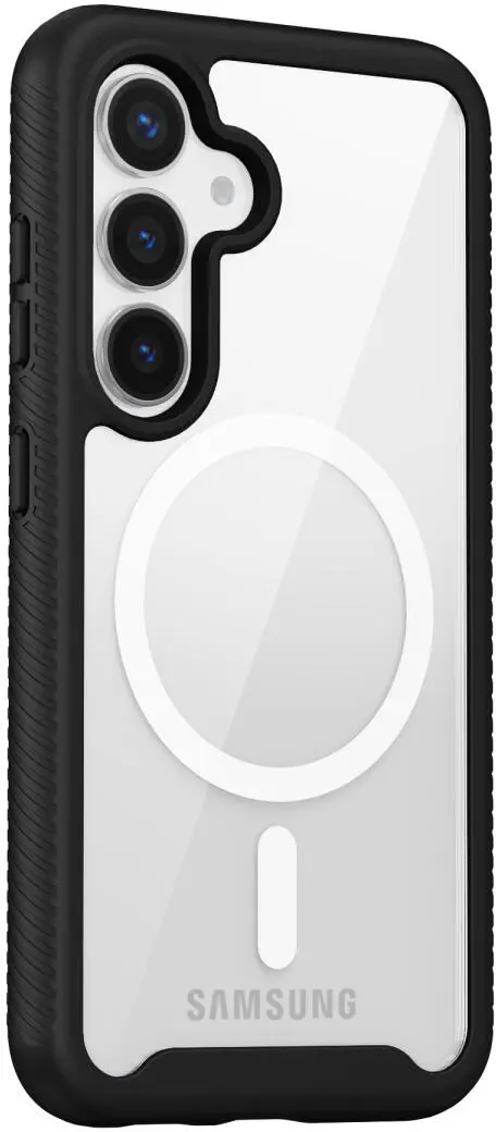 Samsung Galaxy S25 Hoesje Full Protect 360° Cover met MagSafe / Qi2 Zwart afbeelding 10