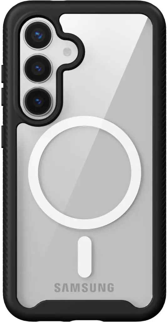 Samsung Galaxy S25 Hoesje Full Protect 360° Cover met MagSafe / Qi2 Zwart afbeelding 6