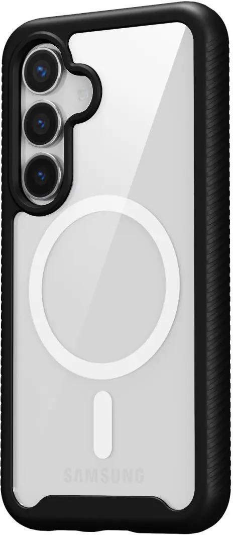Samsung Galaxy S25 Hoesje Full Protect 360° Cover met MagSafe / Qi2 Zwart afbeelding 8