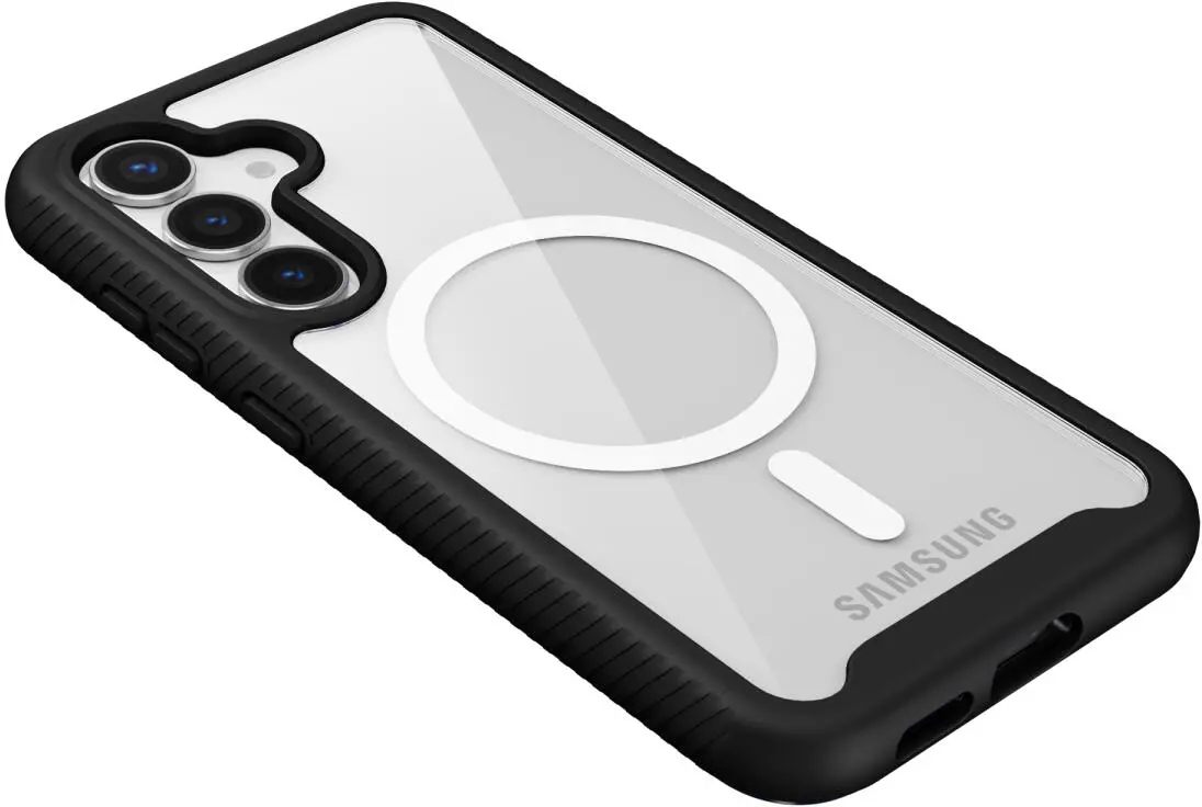 Samsung Galaxy S25 Hoesje Full Protect 360° Cover met MagSafe / Qi2 Zwart afbeelding 9