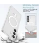 Samsung Galaxy S25 Hoesje Hard Back Cover met MagSafe / Qi2 Transparant