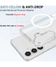 Samsung Galaxy S25 Hoesje Hard Back Cover met MagSafe / Qi2 Transparant