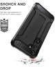 Samsung Galaxy S25 Hoesje Shock Proof Hybride Back Cover Zwart