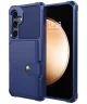 Samsung Galaxy S25 Hoesje 3-in-1 Pasjes Portemonnee Back Cover Blauw