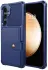 Samsung Galaxy S25 Hoesje 3-in-1 Pasjes Portemonnee Back Cover Blauw afbeelding 8