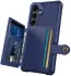 Samsung Galaxy S25 Hoesje 3-in-1 Pasjes Portemonnee Back Cover Blauw afbeelding 7