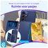 Samsung Galaxy S25 Hoesje 3-in-1 Pasjes Portemonnee Back Cover Blauw afbeelding 2