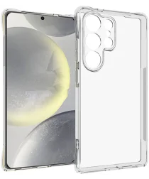 Samsung Galaxy S25 Ultra Hoesje Schokbestendig en Dun TPU Back Cover Transparant afbeelding