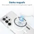 Samsung Galaxy S25 Ultra Hoesje Hard Back Cover met MagSafe / Qi2 Transparant afbeelding 2