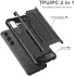 Samsung Galaxy S25 Ultra Hoesje Shock Proof Hybride Back Cover Zwart afbeelding 4