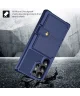 Samsung Galaxy S25 Ultra Hoesje 3-in-1 Pasjes Portemonnee Back Cover Blauw