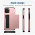 Samsung Galaxy S25 Ultra Hoesje met Slider Kaarthouder Back Cover Roze afbeelding 6
