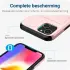 Samsung Galaxy S25 Ultra Hoesje met Slider Kaarthouder Back Cover Roze afbeelding 7