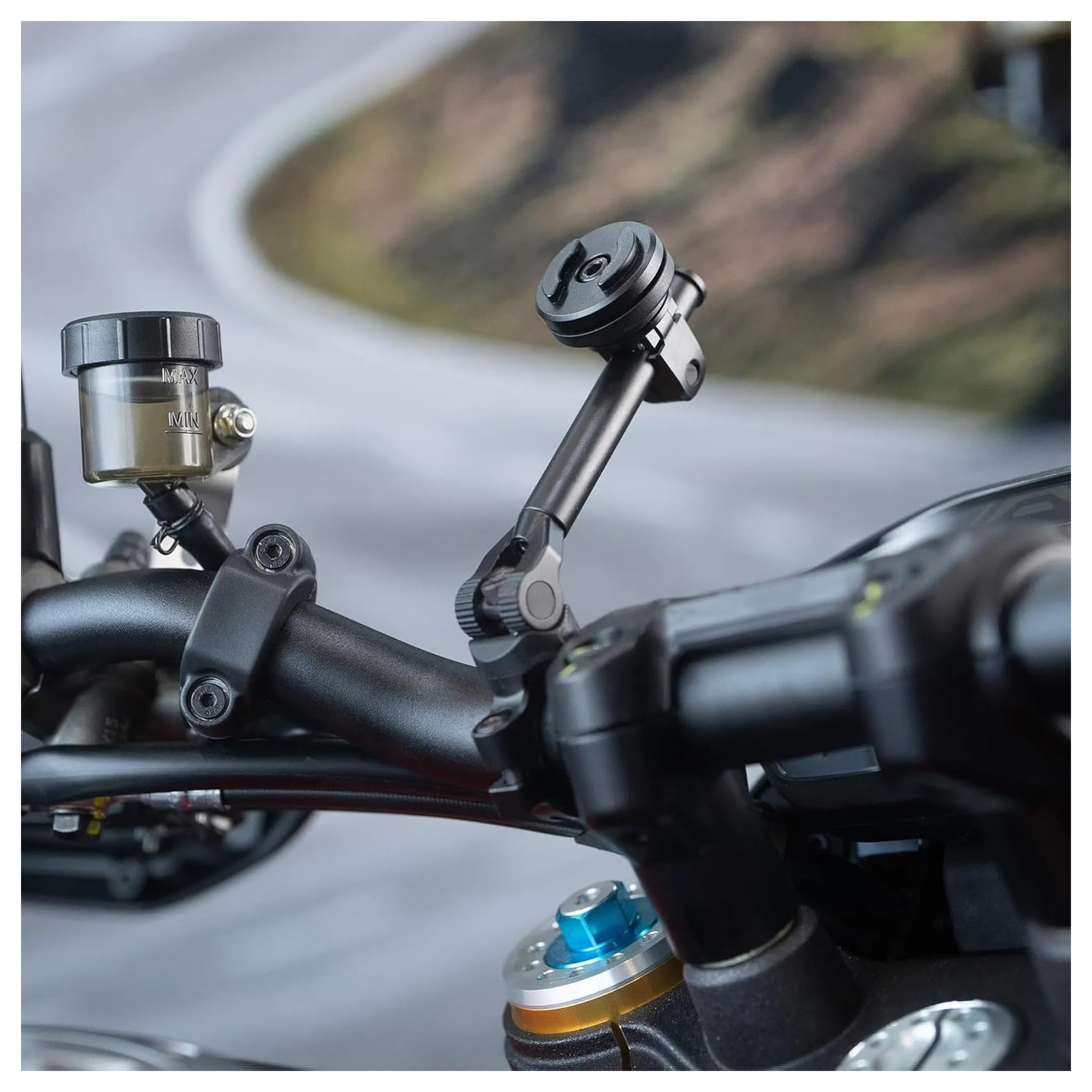 SP Connect Moto Mount 3D 1 1/2 SPC+ Telefoonhouder Motor SPC+ Hoesjes Chrome afbeelding 5
