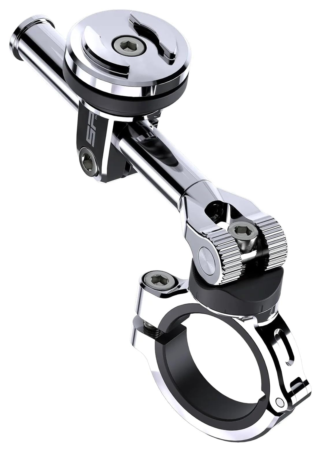 SP Connect Moto Mount 3D 1 1/2 SPC+ Telefoonhouder Motor SPC+ Hoesjes Chrome afbeelding 1