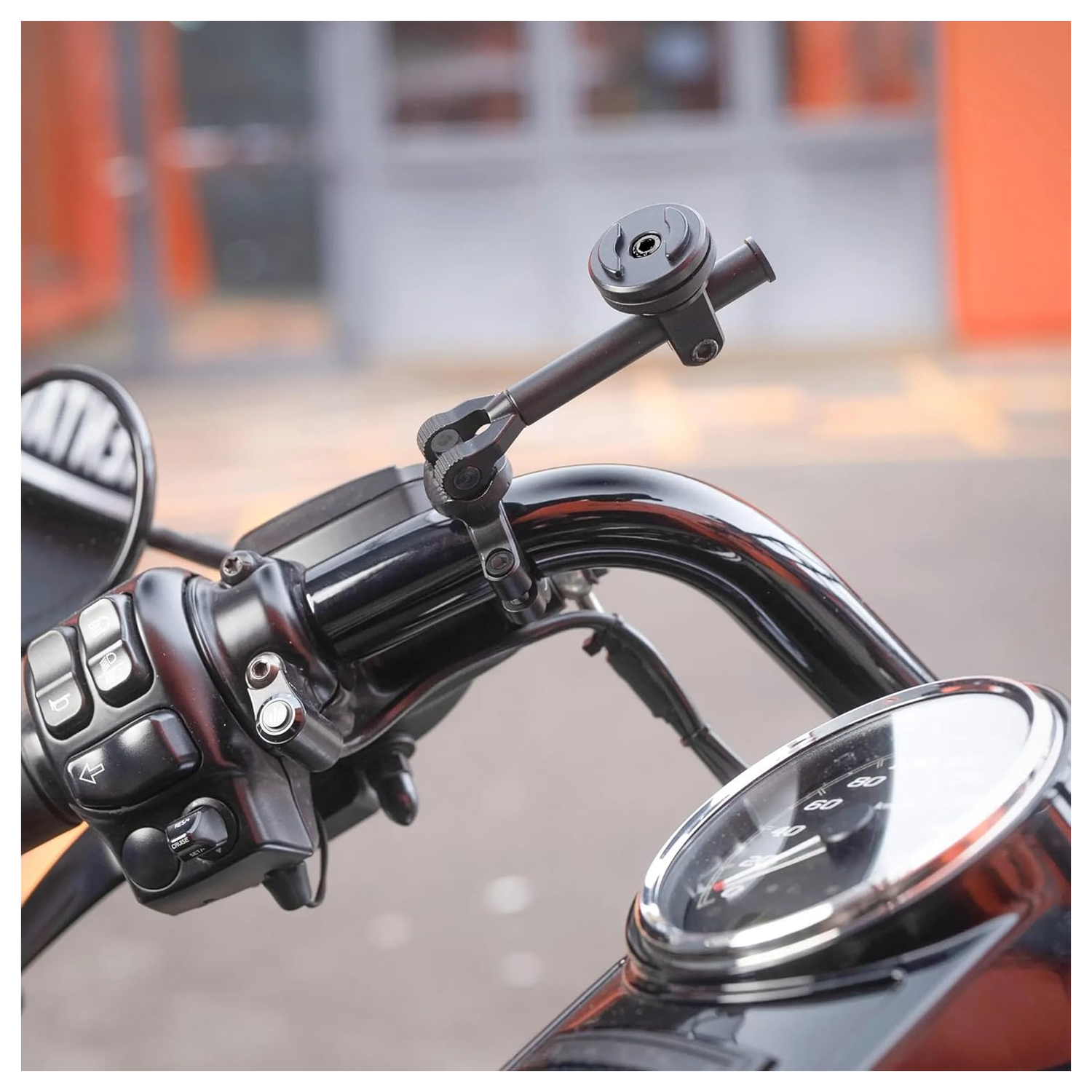 SP Connect Moto Mount 3D 1 1/2 SPC+ Telefoonhouder Motor SPC+ Hoesjes Chrome afbeelding 4