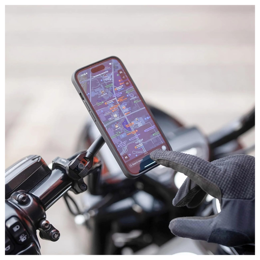 SP Connect Moto Mount 3D 1 1/2 SPC+ Telefoonhouder Motor SPC+ Hoesjes Chrome afbeelding 2