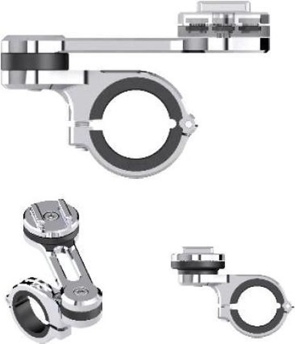 SP Connect Moto Mount Pro - Telefoonhouder Motor voor SPC+ Hoesjes Chrome afbeelding 5
