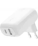 Belkin BoostCharge 42W PD/PPS Dual Wall Charger USB-A/USB-C Adapter Wit