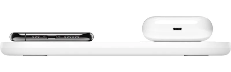 Belkin BoostCharge 15W Qi Wireless Charging Dual Pad Draadloze Oplader Wit afbeelding 3