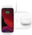 Belkin BoostCharge 15W Qi Wireless Charging Dual Pad Draadloze Oplader Wit afbeelding 1