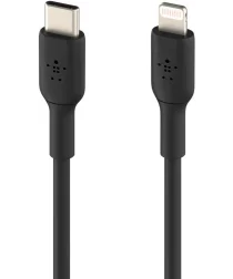 Belkin BoostCharge MFi-Gecertificeerde USB-C naar Lightning Kabel 1M Zwart