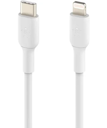 Belkin BoostCharge MFi-Gecertificeerde USB-C naar Lightning Kabel 1M Wit Kabels