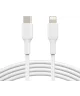 Belkin BoostCharge MFi-Gecertificeerde USB-C naar Lightning Kabel 1M Wit