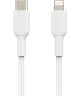 Belkin BoostCharge MFi-Gecertificeerde USB-C naar Lightning Kabel 1M Wit