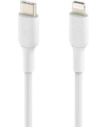 Belkin BoostCharge MFi-Gecertificeerde USB-C naar Lightning Kabel 2M Wit