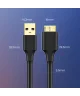 UGREEN USB naar Micro USB Data en Laadkabel 10W 5Gbps 0.5M Zwart