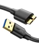 UGREEN USB naar Micro USB Data en Laadkabel 10W 5Gbps 0.5M Zwart