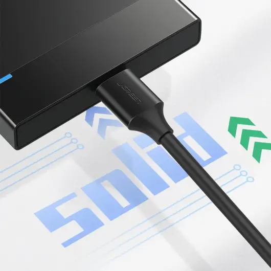 UGREEN USB naar Micro B Data en Laadkabel 10W 5Gbps 0.5M Zwart afbeelding 12