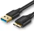 UGREEN USB naar Micro B Data en Laadkabel 10W 5Gbps 0.5M Zwart afbeelding 1