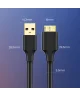 UGREEN USB naar Micro USB Data en Laadkabel 10W 5Gbps 1M Zwart