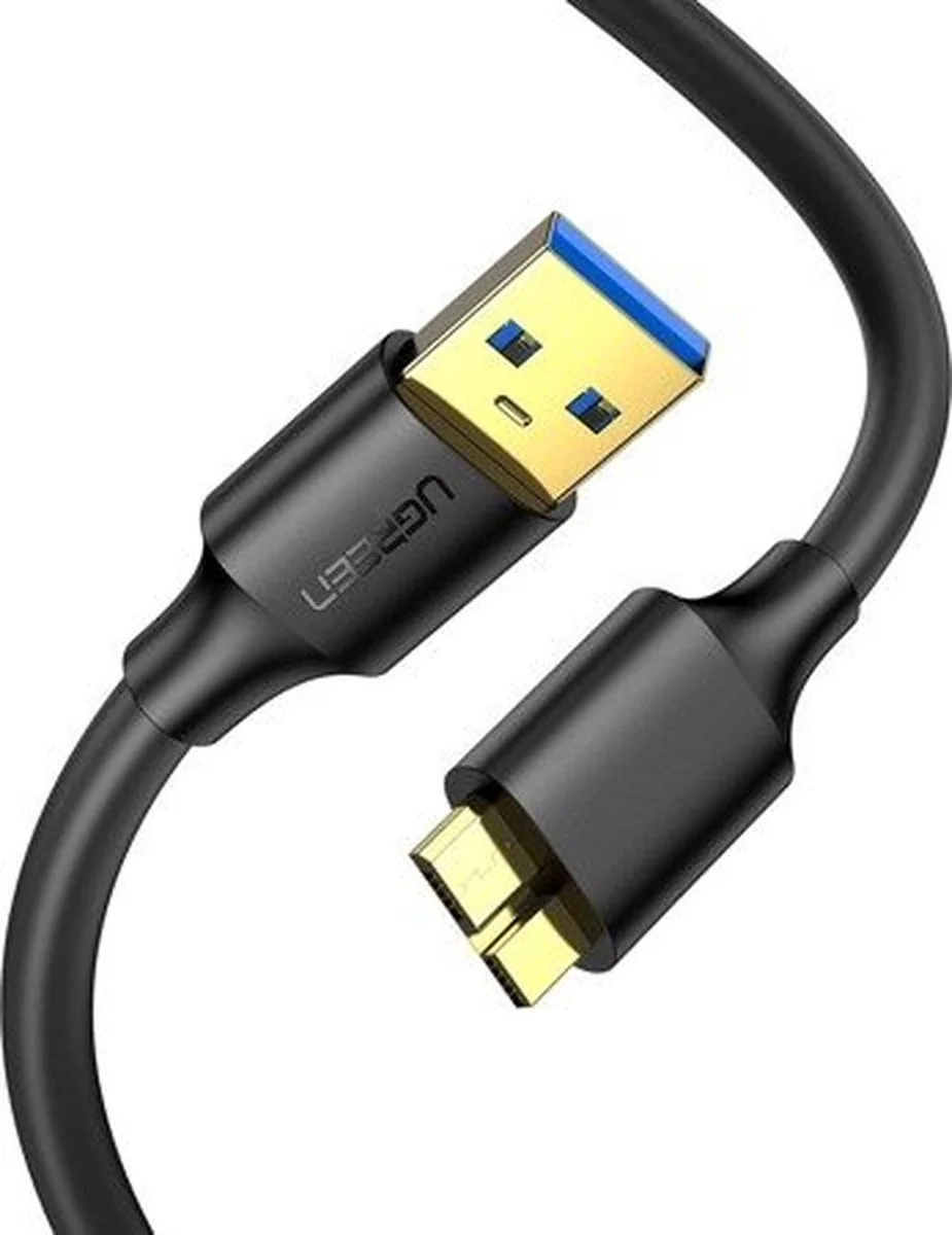 UGREEN USB naar Micro USB  B Data en Laadkabel 10W 5Gbps 1M Zwart afbeelding 2