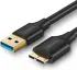 UGREEN USB naar Micro USB  B Data en Laadkabel 10W 5Gbps 1M Zwart afbeelding 1