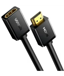 UGREEN HDMI Male naar HDMI Female Verlengkabel 4K@60Hz 18Gbps 0.5M Zwart