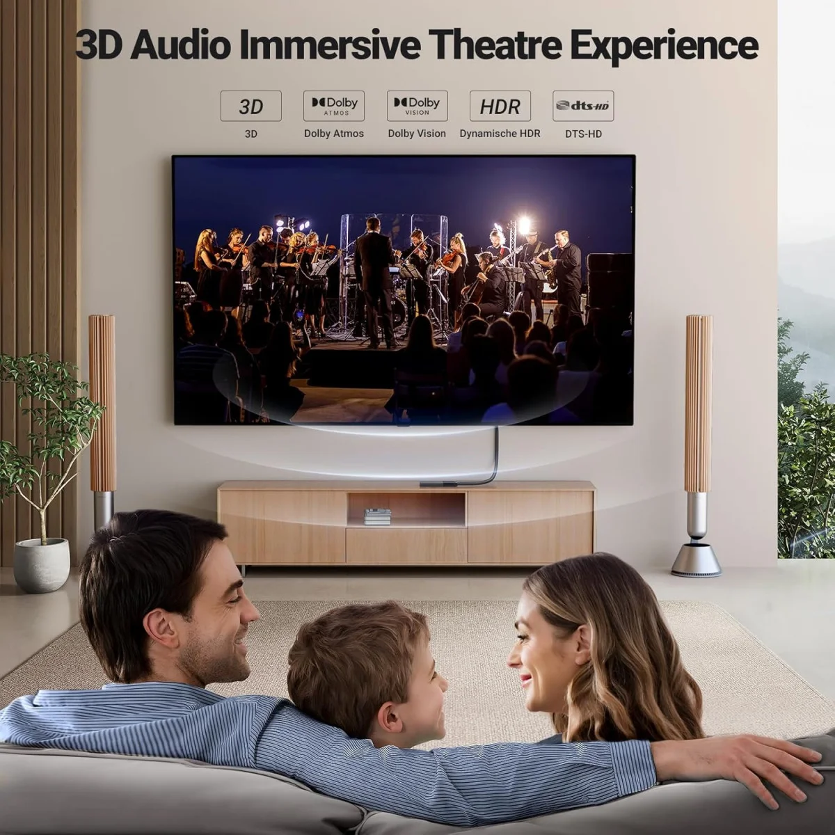 UGREEN HDMI Male naar HDMI Female Verlengkabel 4K@60Hz 18Gbps 0.5M Zwart afbeelding 4