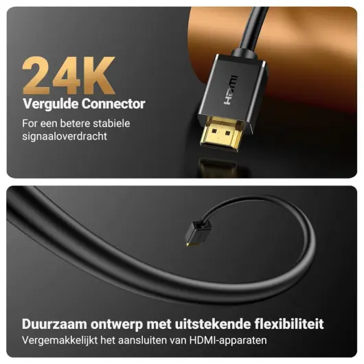 UGREEN HDMI Male naar HDMI Female Verlengkabel 4K@60Hz 18Gbps 0.5M Zwart afbeelding 7