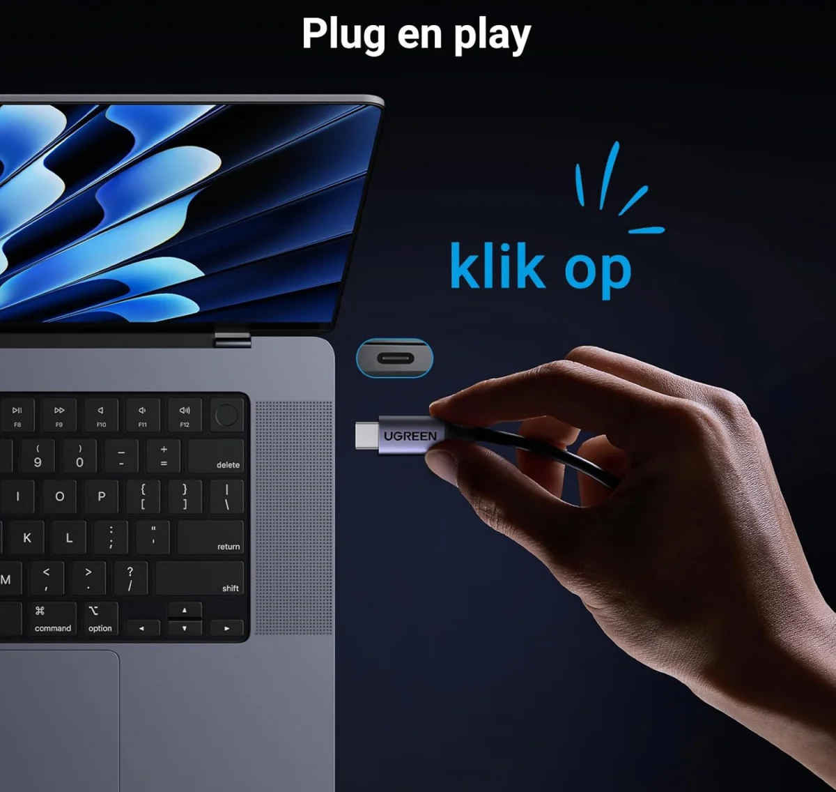 UGREEN USB-C 3.1 naar RJ45 Ethernet Netwerk Adapter 2500Mbps Gigabit afbeelding 8