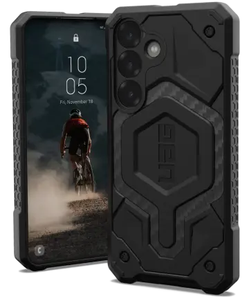 UAG Monarch Pro Samsung Galaxy S25 Hoesje Qi2 Magnet Carbon Fiber Hoesjes